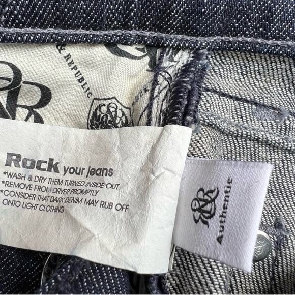 Rock & Republic Jeans Womens Sz 27 Kassandra Low-Rise Bootcut Logo Monogram EUC! - Picture 9 of 11